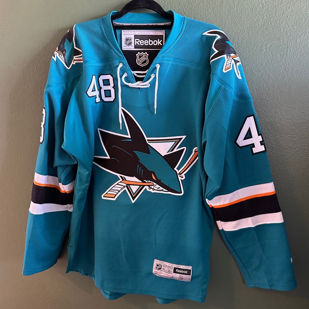NHL Official San Jose Sharks Reebok Tomas Hertl jersey #48